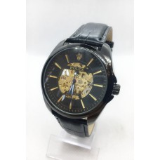 Чоловічий механічний годинник Clockhouse Skeleton Чорний (IBW408B)