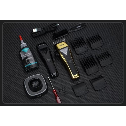 Машинка для стрижки VGR V-015 Pro 7Вт 2500 мАг Жовтий (2567341521) Машинка для стрижки VGR V-015 Pro 7Вт 2500 мАг Жовтий (2567341521)