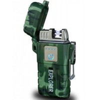 Запальничка електроімпульсна акумуляторна Explorer Lighter JL 317 6863 Камуфляж Запальничка електроімпульсна акумуляторна Explorer Lighter JL 317 6863 Камуфляж