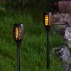 Набір вуличних садових світильників RIAS Flame Light на сонячній батареї Імітація вогню 51 LED 2 шт (3_00759)