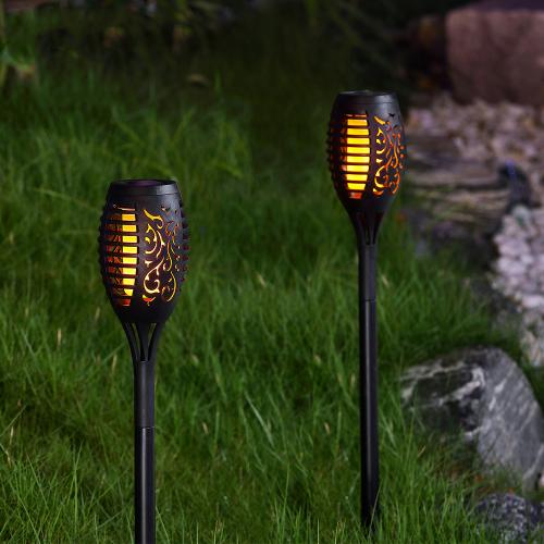 Набір вуличних садових світильників RIAS Flame Light на сонячній батареї Імітація вогню 51 LED 2 шт (3_00759) Набір вуличних садових світильників RIAS Flame Light на сонячній батареї Імітація вогню 51 LED 2 шт (3_00759)