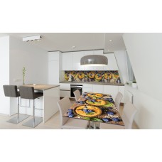 Наклейка вінілова на стіл Zatarga «Черничні кекси» 600х1200 мм Z180805st