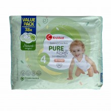 Дитячі підгузники Kruidvat Pure & Soft 4 (8-14 кг) 38 шт