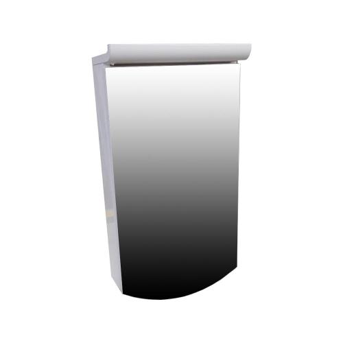 Дзеркальна шафа Mikola-M Plastic 4.1 права 55*70*15 см Білий