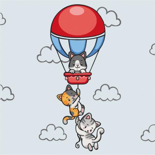 Розпис на полотні Art Craft Кошенята подорожують Bambi 15566-AC 30х30 см Розпис на полотні Art Craft Кошенята подорожують Bambi 15566-AC 30х30 см