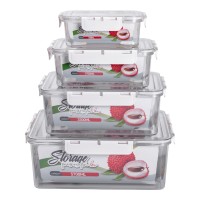 Набір контейнерів для зберігання YIWU Білий 4 шт (HP-27-5)