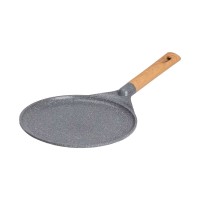 Сковорода для млинців з мармуровим антипригарним покриттям MGC 26 см Сірий (HP-4-429G)
