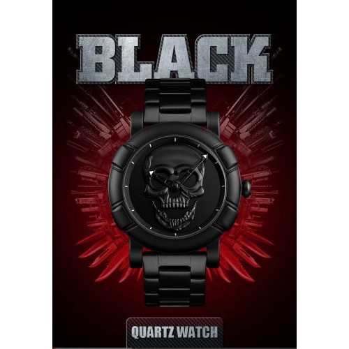 Годинник Skmei Skull 9178 Black Годинник Skmei Skull 9178 Black