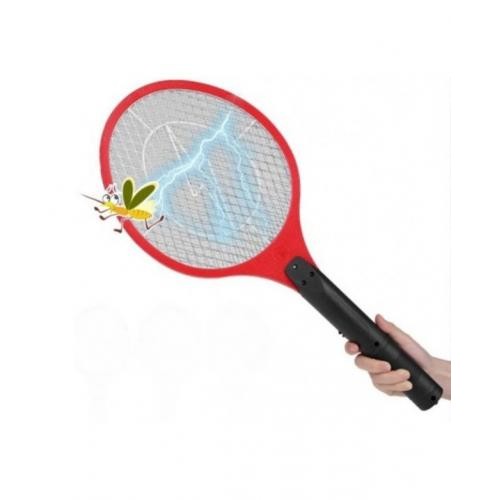 Електрична мухобойка Mosquito Rechargeable hitting Swatter Чорно-червоний