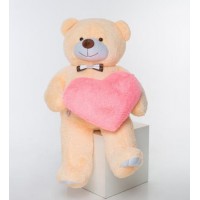 Плюшевий ведмедик з серцем Mister Medved Гаррі 200 см Бежевий (038) Плюшевий ведмедик з серцем Mister Medved Гаррі 200 см Бежевий (038)