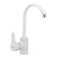 Змішувач для кухні PLAMIX Leon-011 Білий без підводки (PM0009)