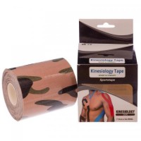 Кінезіо тейп у рулоні еластичний пластир Zelart 7,5 см х 5 м Kinesio tape BC-0842-7_5 Beige (SK000260)