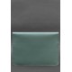 Шкіряний чохол-конверт на магнітах для ноутбука Універсальний Бірюзовий BlankNote