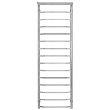 Рушникосушарка водяна Трапеція з полицею П15 500х1600 Deffi Хром (C.TP.160.50.15.C.C)