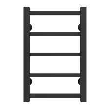 Рушникосушарка водяна Forest П5 400х500 Deffi Чорний (A.FR.50.40.5.B.C)