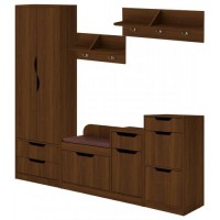 Передпокій Фаїна А5 Компанит Горіх екко (komA26) Передпокій Фаїна А5 Компанит Горіх екко (komA26)