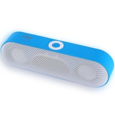 Портативна блютуз колонка NBY-18, підтримка флешок, SD карт, 1200 мАг, синя