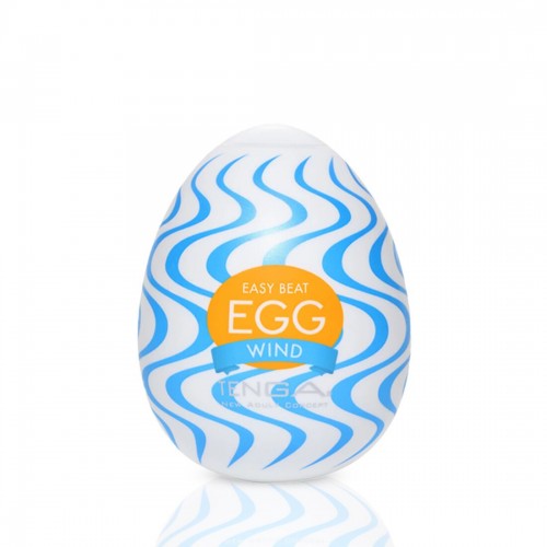 Мастурбатор-яйцо Tenga Egg Wind с зигзагообразным рельефом в інтернет супермаркеті PbayMarket!