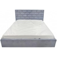 Ліжко BNB Littorio Comfort 120 х 200 см Simple Сірий