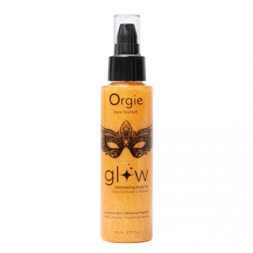 Олія-шимер для тіла Orgie – Glow Shimmering Body Oil (110 мл), чуттєвий аромат, зволоження