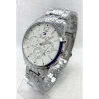 Наручний годинник чоловічий Clockhouse Tommy Hilfiger Сріблястий (IBW743SO) Наручний годинник чоловічий Clockhouse Tommy Hilfiger Сріблястий (IBW743SO)