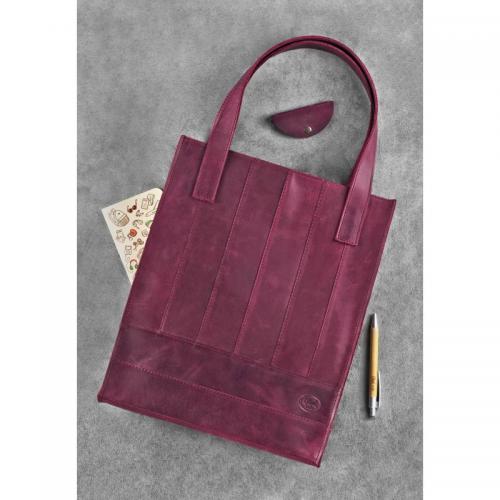 Шкіряна жіноча сумка BlankNote Бетсі Бордова (BN-BAG-10-vin-kr) Шкіряна жіноча сумка BlankNote Бетсі Бордова (BN-BAG-10-vin-kr)
