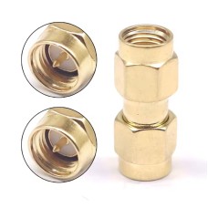 SMA перехідник коннектор з SMA male на SMA male зі штирьками з 2-х сторін