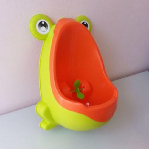 Дитячий пісуар Жаба Leluno LU1077 Жовтий з оранжевим Дитячий пісуар Жаба Leluno LU1077 Жовтий з оранжевим