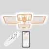 Стельова LED люстра Sunlight 5667/2+2 Gold