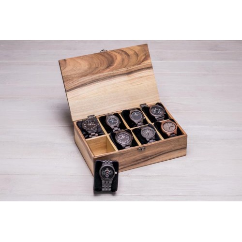 Скринька для зберігання наручних годинників ecoWalnut 8.2х27.5х18 см Скринька для зберігання наручних годинників ecoWalnut 8.2х27.5х18 см