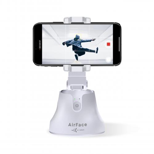 Тримач телефону AIRON 360° AirFace для TikTok, Instagram, Facebook, Zoom White Тримач телефону AIRON 360° AirFace для TikTok, Instagram, Facebook, Zoom White