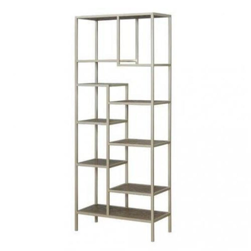 Стелаж для зберігання в стилі Loft Сірий NS-1919 2030x800x350 мм