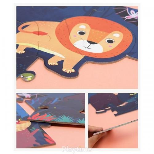 Великий пазл Джунглі 100х22см MiDeer 28 ел (MD3033) Великий пазл Джунглі 100х22см MiDeer 28 ел (MD3033)