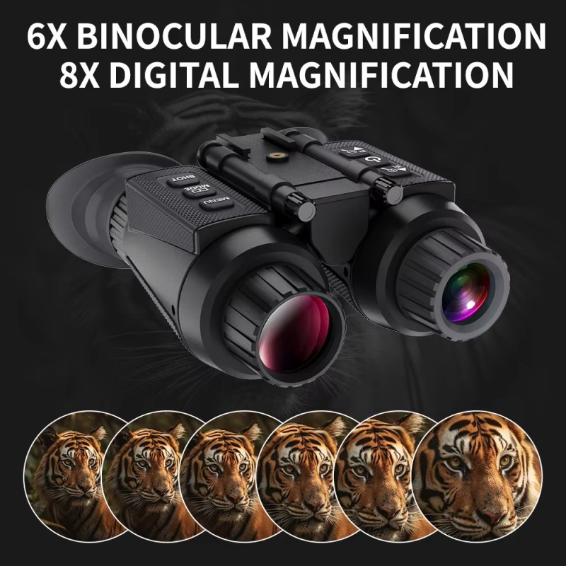 Бінокуляр нічного бачення FMA NV8300 HD 4K до 500м шолом ABS пластик кріплення L4G24 карта 64Гб (2368126223)