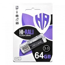 Флеш-накопичувач USB3.0 64GB Hi-Rali Corsair Series Black (HI-64GB3CORBK)