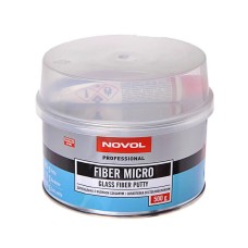 Шпаклевка автомобильная с микро стекловолокном Novol FIBER Micro 0.5 кг