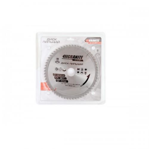 Диск пильний GRANITE для дерева з твердосплавними напайками 190х30х60Т 8000 об/хв 5-19-061 Диск пильний GRANITE для дерева з твердосплавними напайками 190х30х60Т 8000 об/хв 5-19-061