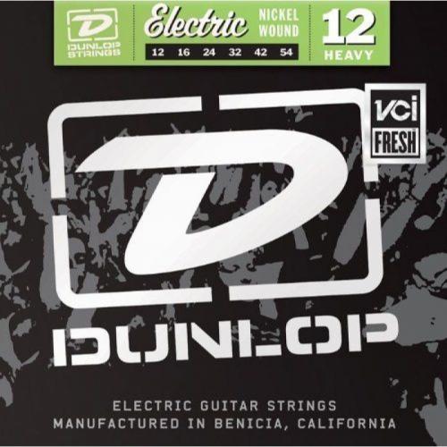 Струни для електрогітари 6 шт Dunlop DEN1254 Heavy Nickel Plated Steel Electric Guitar Strings 12/54 Струни для електрогітари 6 шт Dunlop DEN1254 Heavy Nickel Plated Steel Electric Guitar Strings 12/54