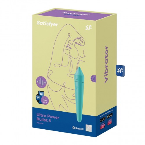 Смарт мінівібратор Satisfyer Ultra Power Bullet 8 Turquoise в інтернет супермаркеті PbayMarket!