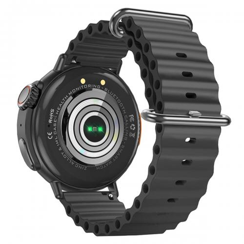 Смарт-годинник Hoco Y18 Smart sports watch call version Black