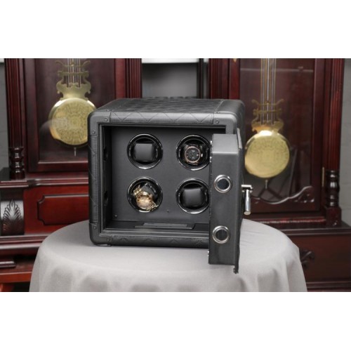 Сейф Salvadore для підзаводу 4 годинників Safe Small BK 43х43х41,5 см Чорний Сейф Salvadore для підзаводу 4 годинників Safe Small BK 43х43х41,5 см Чорний