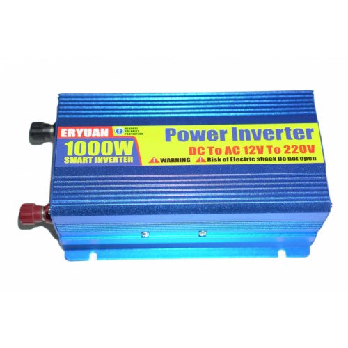 Перетворювач напруги інвертор Eryuan 1000W DC/AC 12V-220V Blue (3_02574) в інтернет супермаркеті PbayMarket!