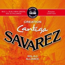 Струни для класичної гітари Savarez 510MR Creation Cantiga Classical Strings Normal Tension