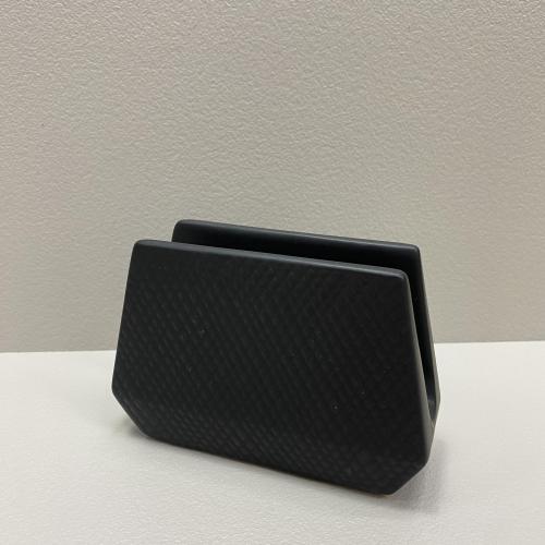 Серветниця керамічна Maestro MR-20001-44 11,7x4,1x8 см Black Серветниця керамічна Maestro MR-20001-44 11,7x4,1x8 см Black