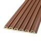 Декоративна стінова рейка Sticker Wall WPC Кругла 3000x152x15 мм Коричневий (SW-00001872)