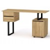 Стіл письмовий Компанит Лофт 4 130х50х72,8 см Дуб сонома