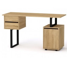 Стіл письмовий Компанит Лофт 4 130х50х72,8 см Дуб сонома