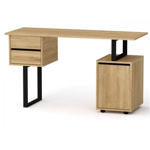 Стіл письмовий Компанит Лофт 4 130х50х72,8 см Дуб сонома Стіл письмовий Компанит Лофт 4 130х50х72,8 см Дуб сонома