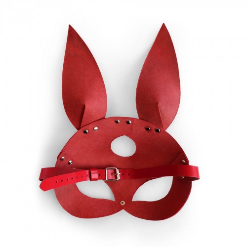 Шкіряна маска Зайчика Art of Sex - Bunny mask, колір Червоний в інтернет супермаркеті PbayMarket!