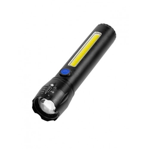 Ліхтар ручний із вбудованим акумулятором та зарядкою X-BALOG BL-C62 XPE + COB USB Ліхтар ручний із вбудованим акумулятором та зарядкою X-BALOG BL-C62 XPE + COB USB